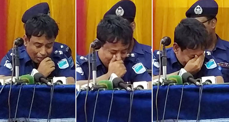 কেঁদেকেটে নারায়ণগঞ্জ ছাড়লো এসপি হারুন (ভিডিও)