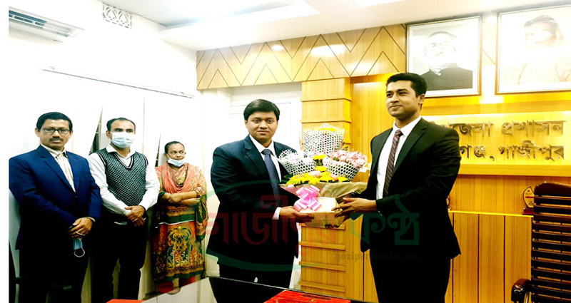 কালীগঞ্জের নতুন ইউএনও হিসেবে দায়িত্ব নিলেন আসসাদিকজামান