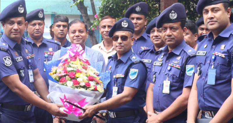 গাজীপুরে যোগদান করেছে নতুন এসপি কাজী শফিকুল আলম