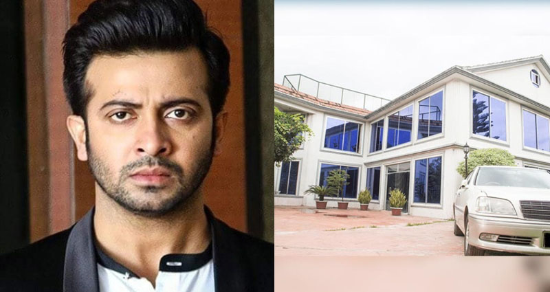 গভীর রাতে শাকিব খানের পূবাইলের বাড়িতে হামলা