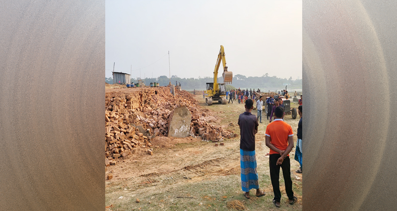 কালীগঞ্জে ৫ ইটভাটা উচ্ছেদ, ৮লাখ টাকা জরিমানা