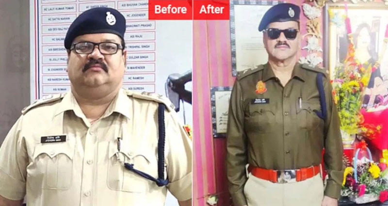 আট মাসে ৪৬ কেজি ওজন কমিয়ে পুরস্কৃত ‘পেটমোটা পুলিশ’