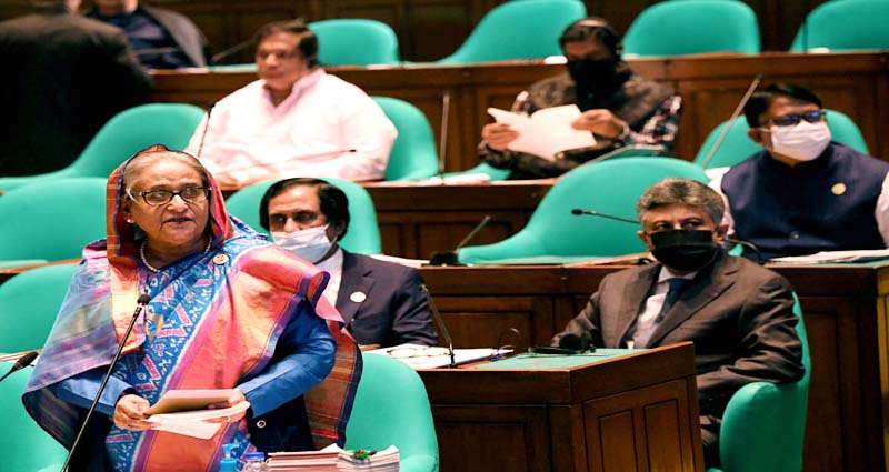 জনগণ সাফল্য বা ব্যর্থতার বিচার করবে : সংসদে প্রধানমন্ত্রী