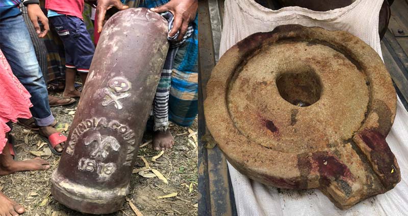পুকুরে মাছ ধরতে গিয়ে মিলল ইস্ট ইন্ডিয়া কোম্পানির সীমানা পিলার