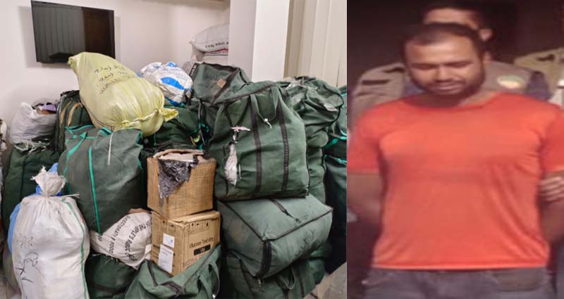 গাজীপুরে প্রায় কোটি টাকা মূল্যের ভারতীয় মালামাল উদ্ধার, গ্রেপ্তার ১