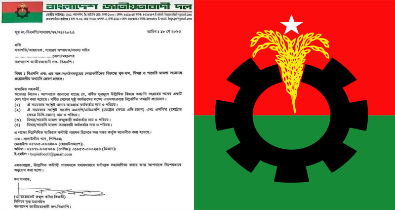 ‘উৎসাহী’ পুলিশের তালিকা করতে সাবেক ওসি’র নেতৃত্ব বিএনপি’র সেল গঠন!