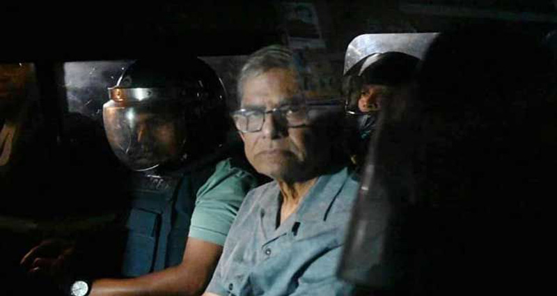 বিচারপতির বাসভবনে ভাঙচুরের মামলায় মির্জা ফখরুল কারাগারে