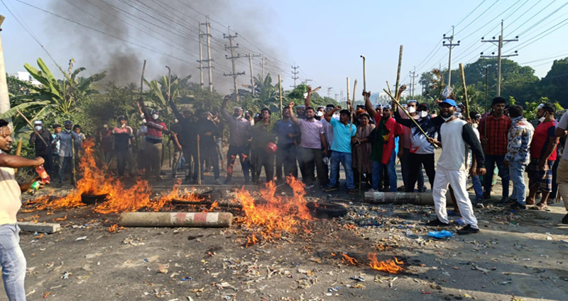 নারায়ণগঞ্জে বিএনপি-পুলিশ-আ.লীগের ত্রিমুখী সংঘর্ষ, ওসিসহ তিন পুলিশ আহত
