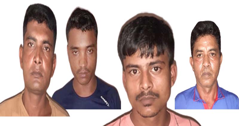 কালীগঞ্জে পুলিশের অভিযানে আন্তঃজেলা ডাকাত দলের ৪ সদস্য গ্রেপ্তার