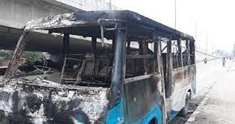 কালিয়াকৈরে ‘তাকওয়া’ বাসে আগুন