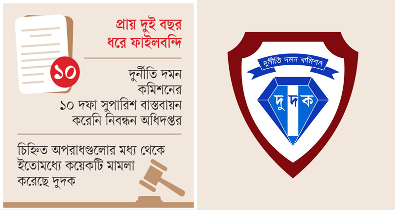 সাবরেজিস্ট্রি অফিসের দুর্নীতি : দুদকের ১০ সুপারিশ ফাইলবন্দি