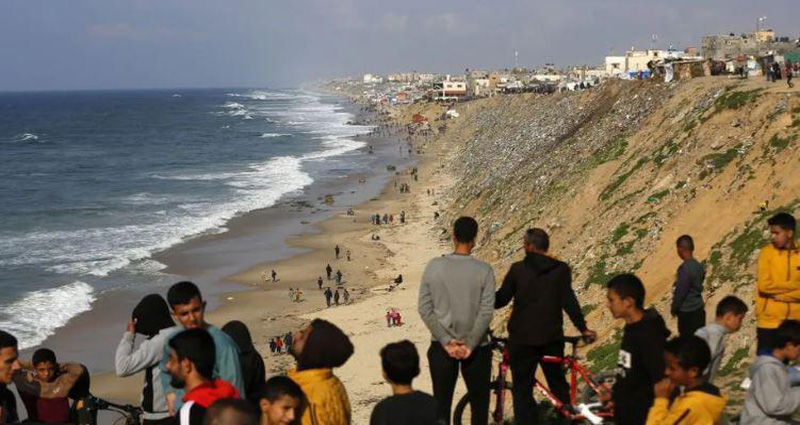 গাজা উপকূলে অস্থায়ী বন্দর বানাবে যুক্তরাষ্ট্র
