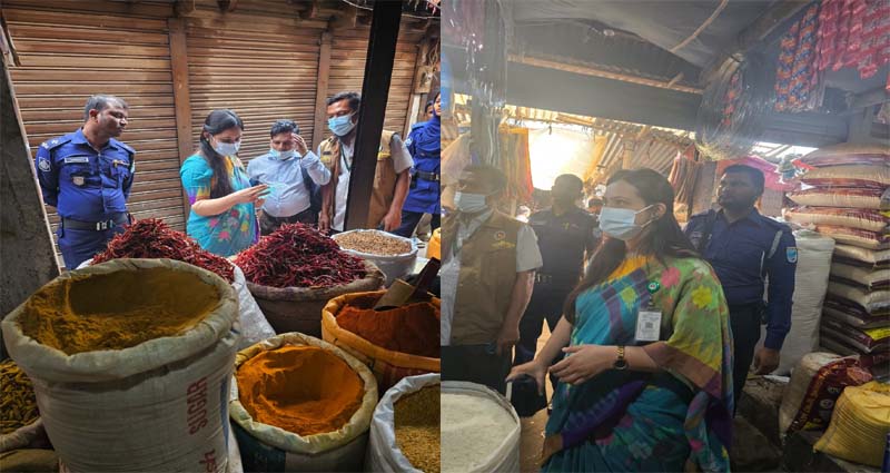 দ্রব্যমূল্য নিয়ন্ত্রণে কালীগঞ্জে মোবাইল কোর্ট পরিচালনা, জরিমানা আদায়