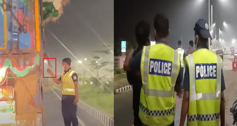 গরুবাহী গাড়ি থেকে চাঁদা আদায়, ৫ পুলিশ বরখাস্ত