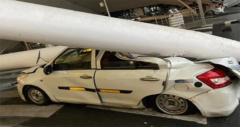 প্রবল বৃষ্টিতে দিল্লি বিমানবন্দরের ছাদ ভেঙে নিহত এক, আহত ছয়