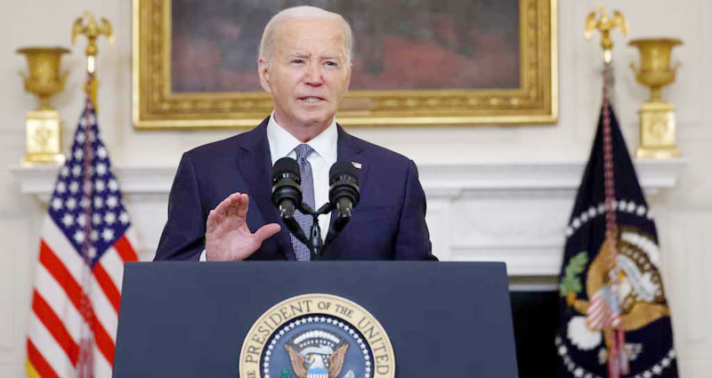 গাজা যুদ্ধ বন্ধে ইসরায়েলি প্রস্তাব তুলে ধরলেন বাইডেন