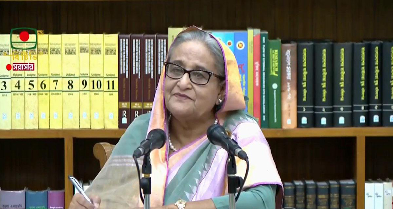 আমরা দেশ বিক্রির জন্য কোনো চুক্তি করিনি : শেখ হাসিনা