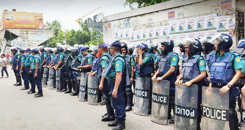 কোটা আন্দোলন: অবস্থা অনুযায়ী ব্যবস্থা নেবে পুলিশ