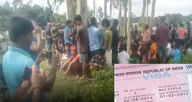 অনির্দিষ্টকালের জন্য বন্ধ ভারতীয় ভিসা সেন্টার, সীমান্তে আটক ১২’শ বাংলাদেশি