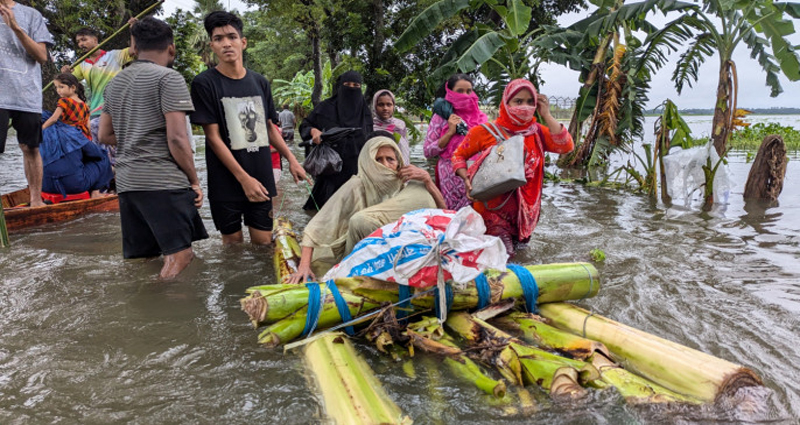 ভয়াবহ বন্যায় ১০ জেলার ৩৬ লাখ মানুষ ক্ষতিগ্রস্ত