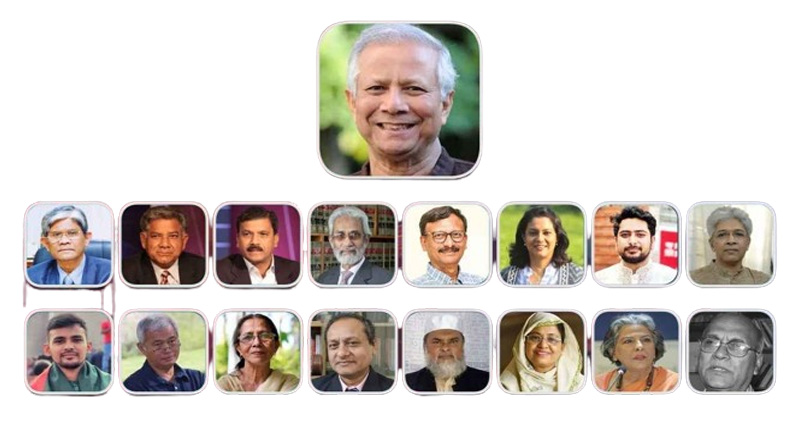 অন্তর্বর্তী সরকারের দপ্তর বণ্টন, ড. ইউনূসের হাতে ২৭ মন্ত্রণালয় ও বিভাগ