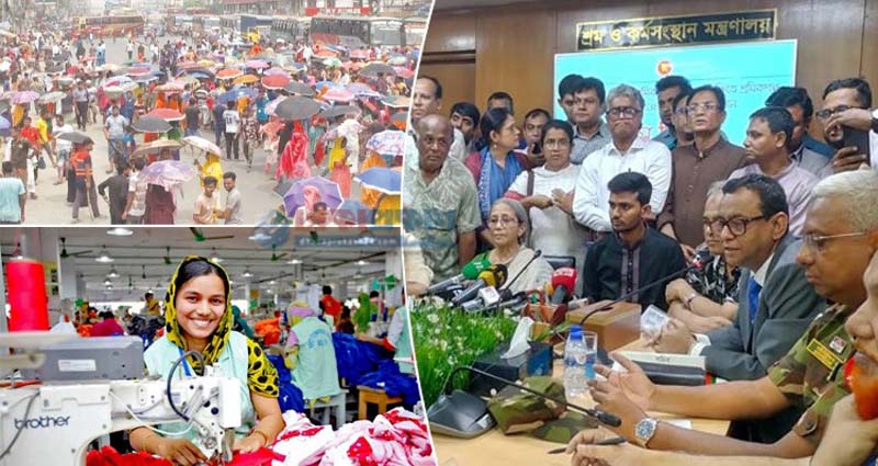 অবশেষে পোশাক শ্রমিকদের ১৮ দফা দাবি মেনে নেয়ার সিদ্ধান্ত