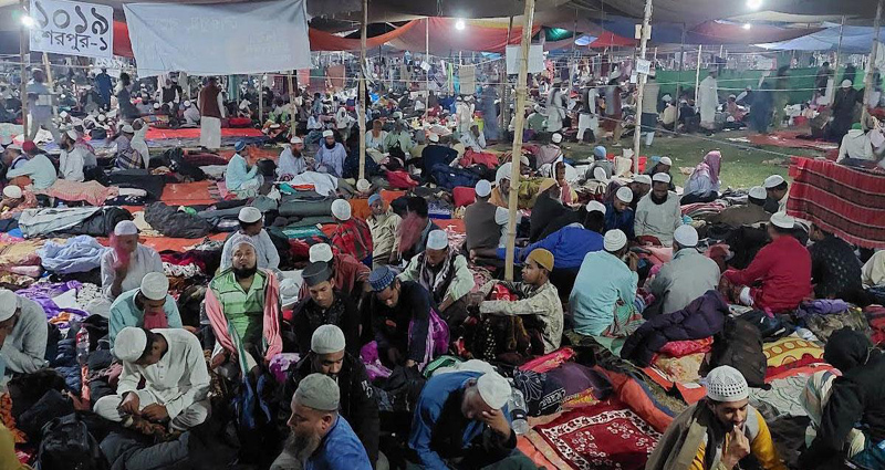 আম বয়ানের মধ্য দিয়ে শুরু হলো প্রথম ধাপের ইজতেমা