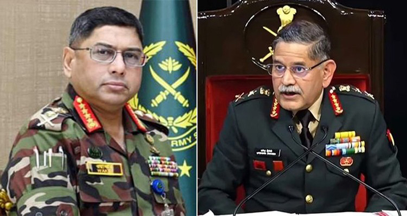 ৫ আগস্ট ‘সার্বক্ষণিক যোগাযোগে’ ছিলেন বাংলাদেশ ও ভারতের সেনাপ্রধান