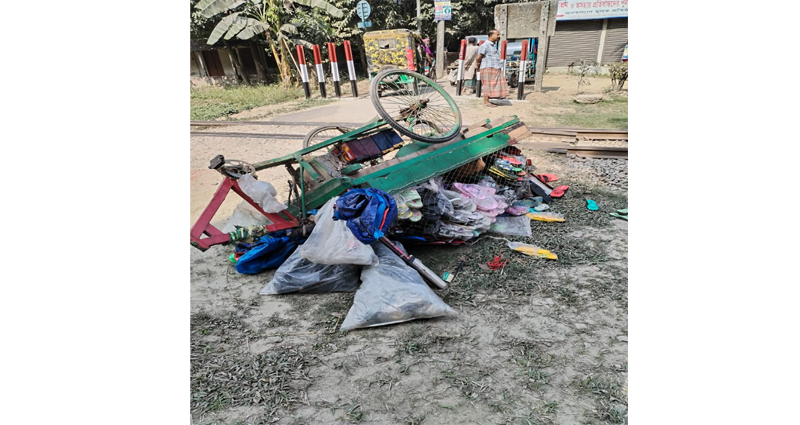কালীগঞ্জে অরক্ষিত রেল ক্রসিংয়ে ট্রেনে কাটা পড়ে অজ্ঞাত জুতা বিক্রেতার মৃত্যু