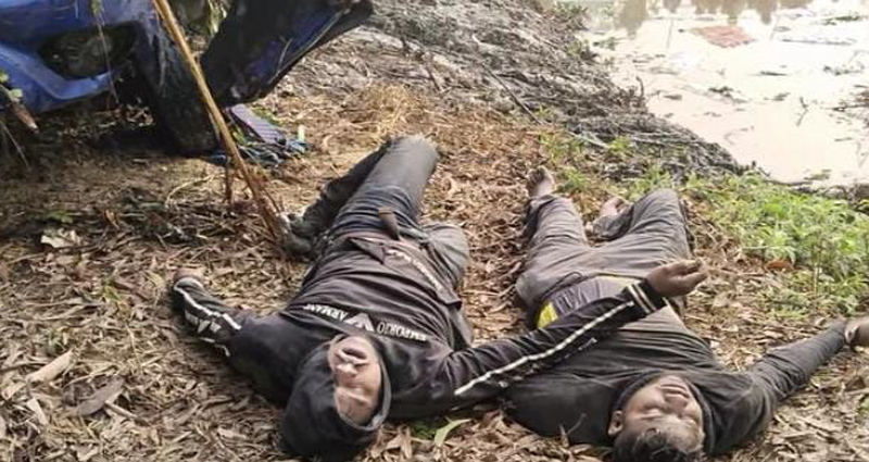 কালীগঞ্জে পিকআপ খাদে পড়ে তিনজন নিহত