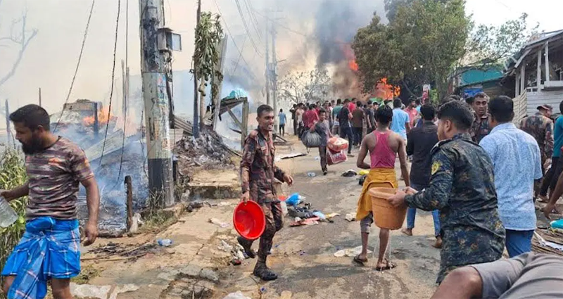 সাজেক এখন ধ্বংসস্তূপ, পুড়ে ছাই ৯৪ রিসোর্ট