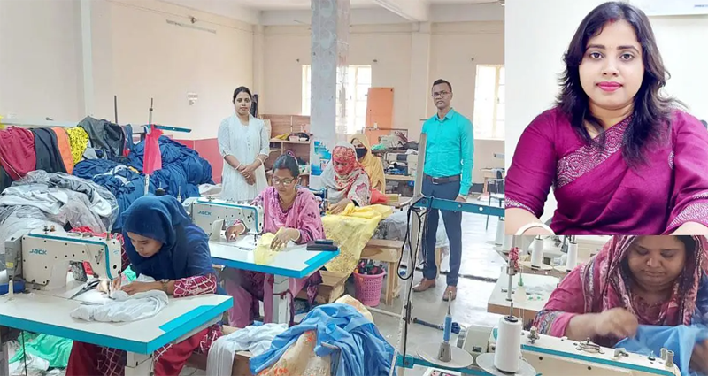 বাবার দেওয়া সেলাই মেশিন থেকে গার্মেন্টস মালিক