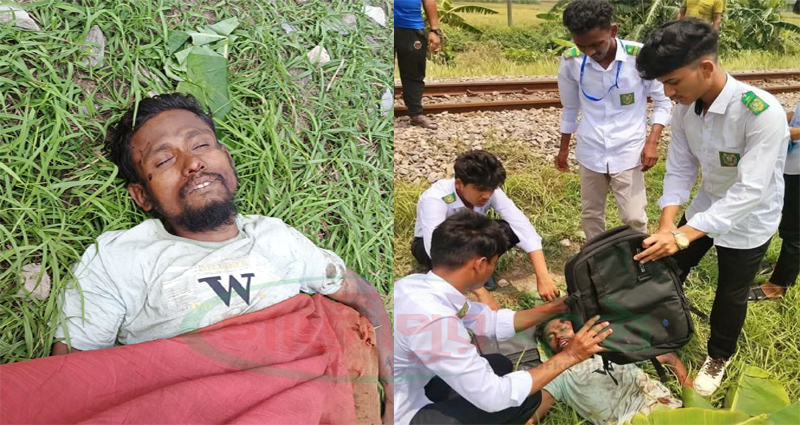কালীগঞ্জে ট্রেন কাটা পড়ে অজ্ঞাত যুবকের মৃত্যু