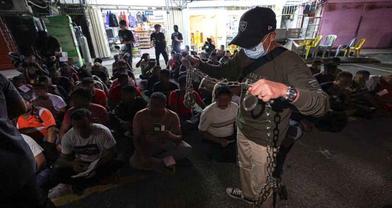 মালয়েশিয়ায় দেড় শতাধিক বাংলাদেশিসহ আটক ৫০৬ বিদেশি