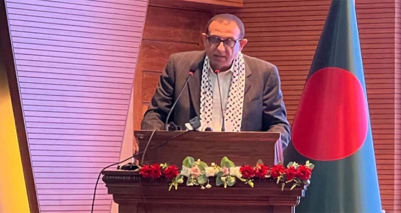 ‘মার্চ ফর গাজা’ ইতিহাসের পাতায় লেখা থাকবে: ফিলিস্তিনি রাষ্ট্রদূত