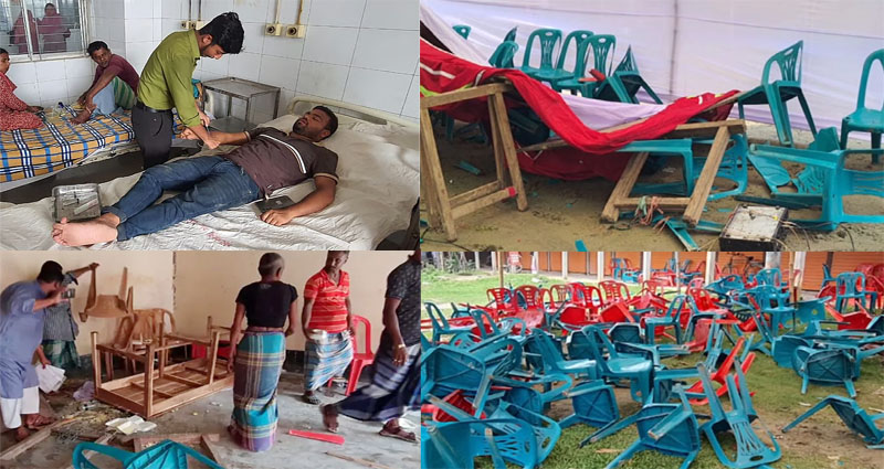 কাপাসিয়ায় বিএনপির মতবিনিময় সভা শেষে হামলা, সংবাদকর্মীসহ আহত ৩