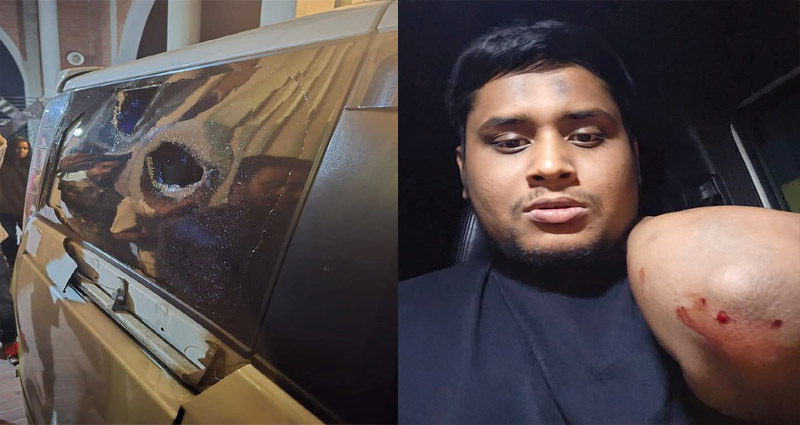 গাজীপুরে হাসনাত আবদুল্লাহর গাড়িতে হামলা, আটক ৫৪