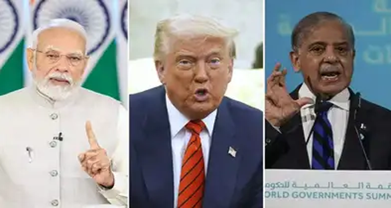 ট্রাম্পের বাণিজ্য বন্ধের হুমকিতে যুদ্ধ থামায় ভারত-পাকিস্তান!