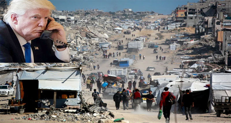 গাজা থেকে ১০ লাখ ফিলিস্তিনিকে লিবিয়ায় পুনর্বাসনের পরিকল্পনা ট্রাম্পের