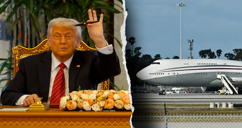 কাতারের ৪০০ মিলিয়ন ডলারের বিমান উপহার: ট্রাম্পের গ্রহণযোগ্যতা নিয়ে আইনি বিতর্ক