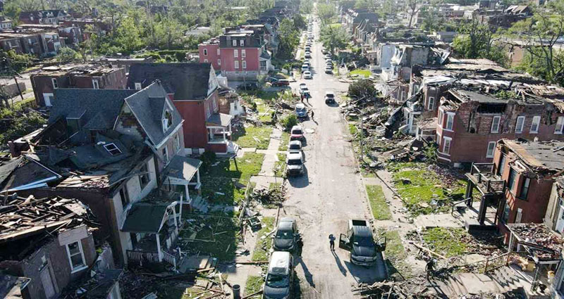 যুক্তরাষ্ট্রে ভয়াবহ টর্নেডোতে ২৭ জনের মৃত্যু