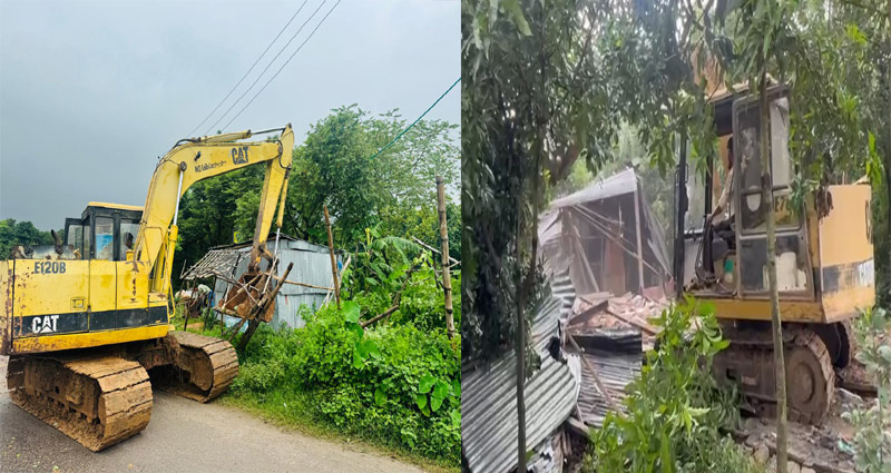 পূর্বাচলে ‘বিশেষ জীববৈচিত্র্য এলাকা’ থেকে অবৈধ স্থাপনা উচ্ছেদে অভিযান