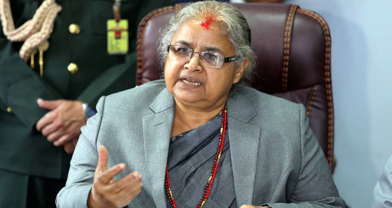 নেপালের অন্তর্বর্তী সরকারের প্রধানমন্ত্রী হিসেবে শপথ নিলেন সাবেক বিচারপতি সুশীলা কার্কি