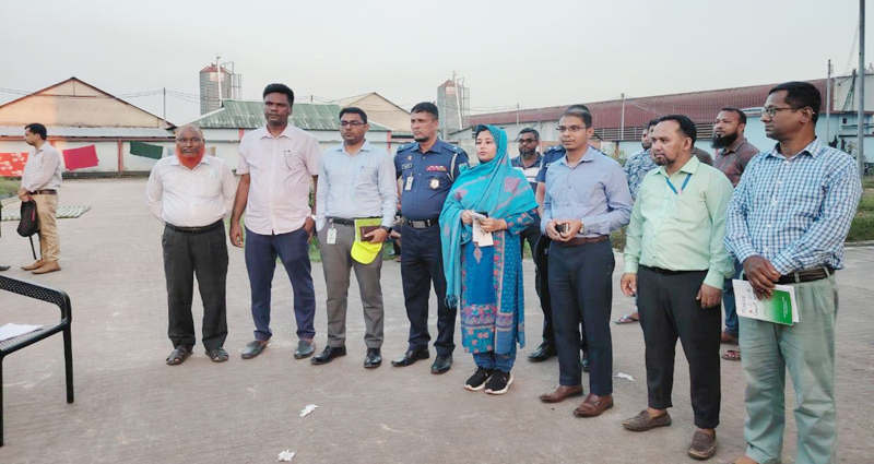 কাপাসিয়ায় পরিবেশ দূষণ : ‘ডায়মন্ড’ কারখানা অভিযান, ৪ লাখ টাকা জরিমানা