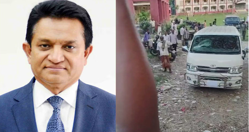 হা-মীম গ্রুপের ব্যবস্থাপনা পরিচালক এ কে আজাদের গণসংযোগে হামলা, গাড়ি ভাঙচুর