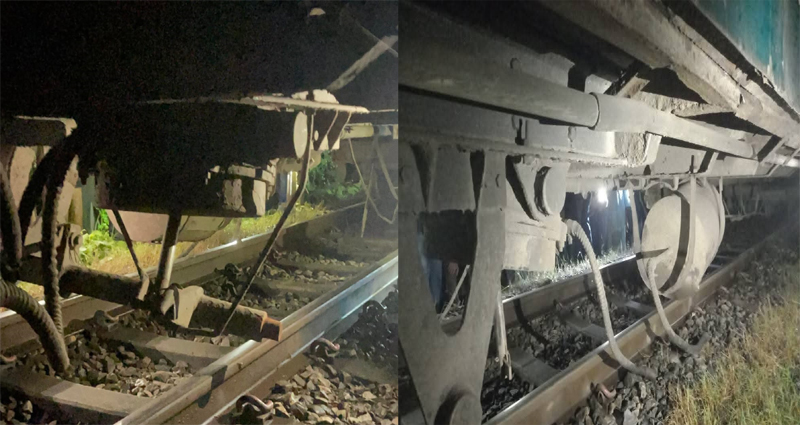 কালীগঞ্জে বড় দুর্ঘটনা থেকে রক্ষা পেল ‘এগার সিন্ধুর’ ট্রেনের শতশত যাত্রী