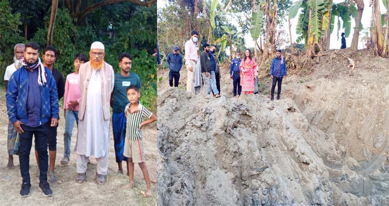 কালীগঞ্জে কৃষিজমির মাটি কেটে বিক্রির দায়ে জমির মালিককে লাখ টাকা জরিমানা