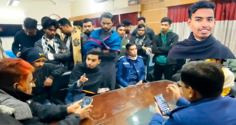 ওসিকে হুমকি দেওয়া সেই নেতা গ্রেপ্তার