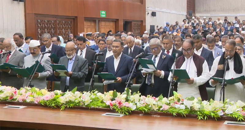 সংসদ সদস্য হিসেবে শপথ নিলেন বিএনপির নির্বাচিতরা