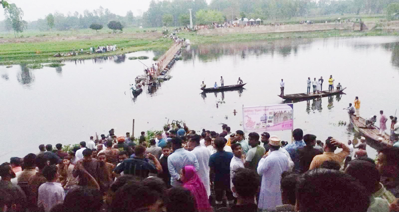 জামালপুরে সেতু ভেঙে ব্রহ্মপুত্র নদে ডুবে ৪ শিশুর মৃত্যু, নিখোঁজ ১